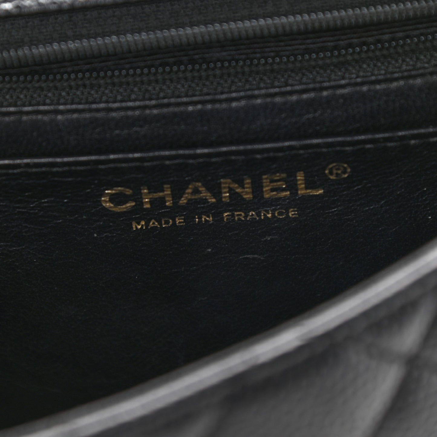 Caviar Quilted Mini Square Flap Black