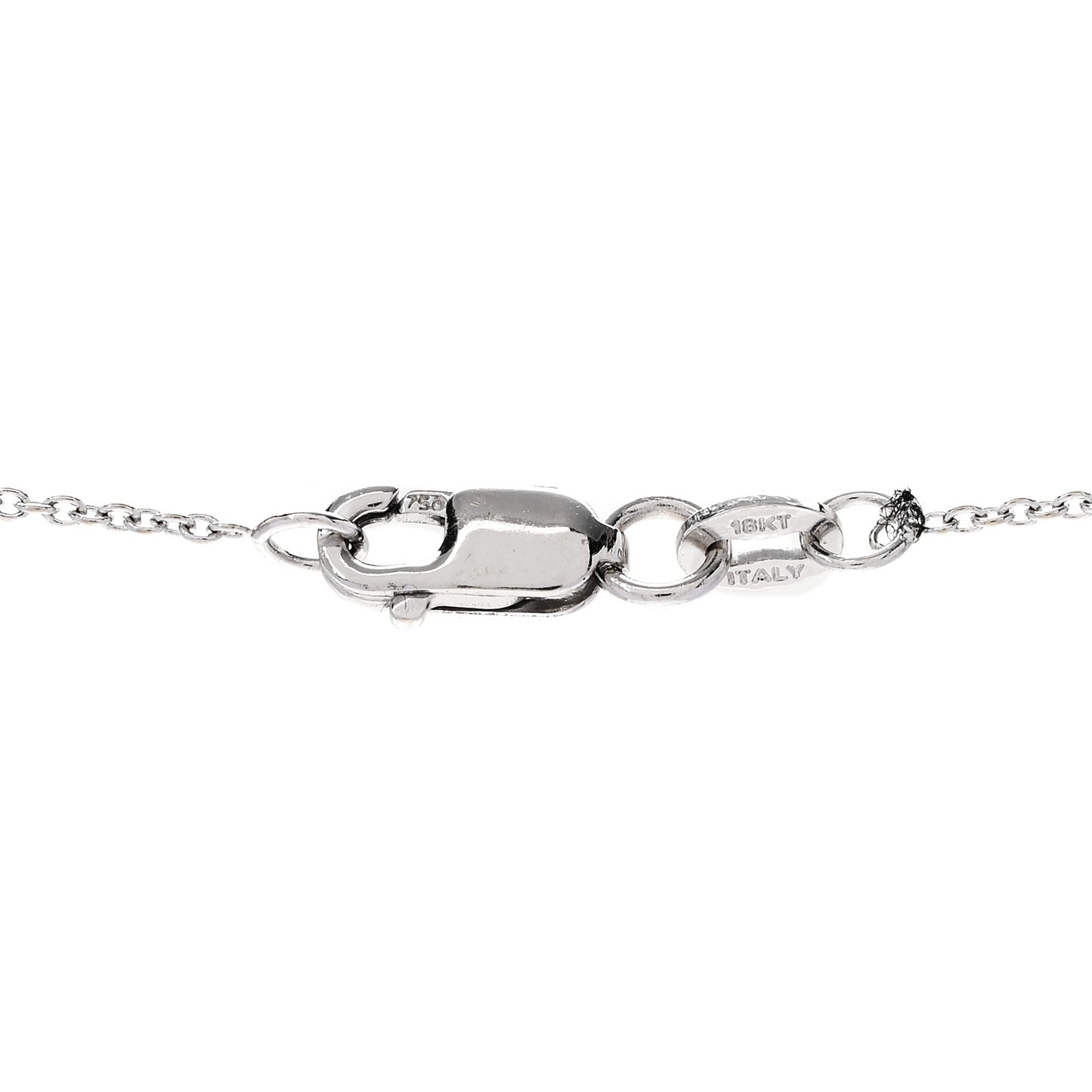 18K White Gold Diamond Tiny Treasures Starfish Pendant Necklace