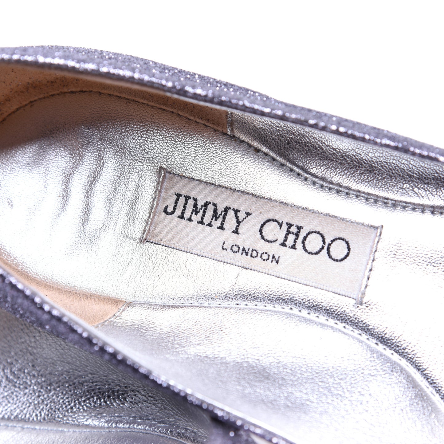 Glitter Flats 37.5 Gunmetal