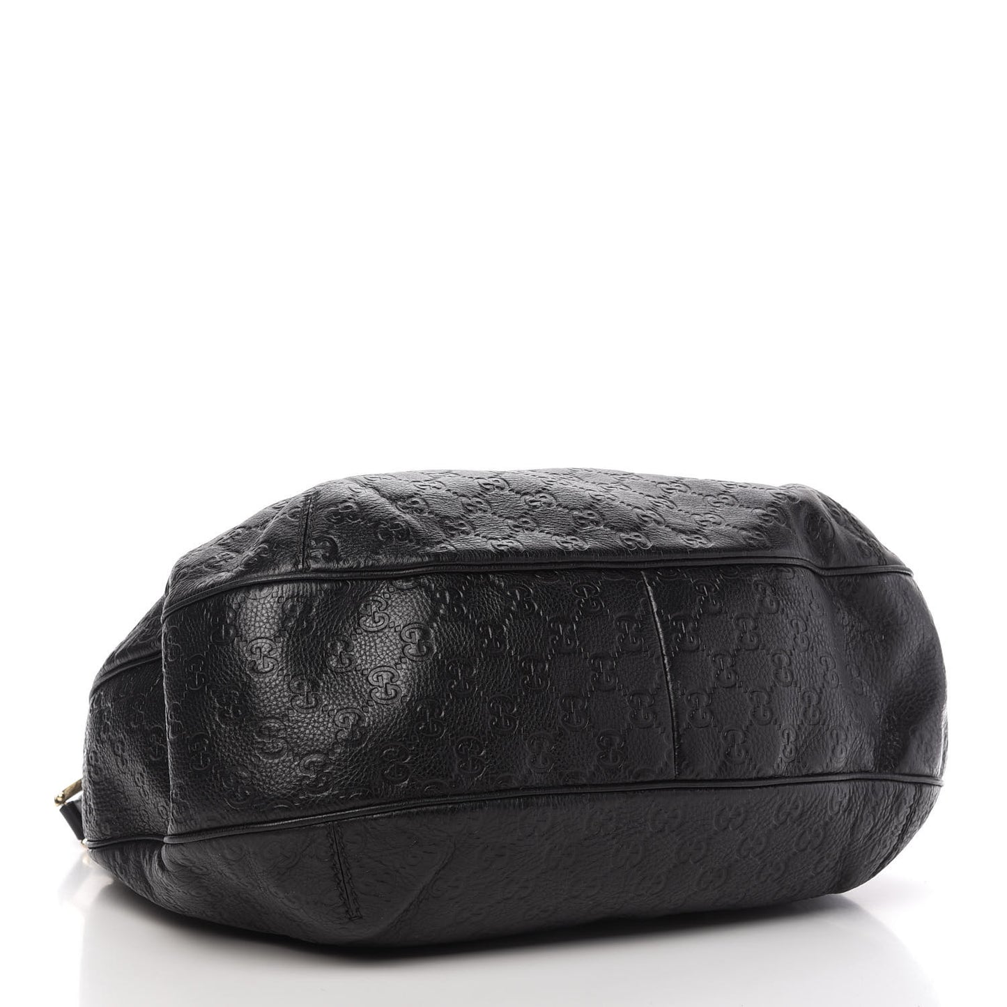 Guccissima Large New Ladies Web Hobo Black