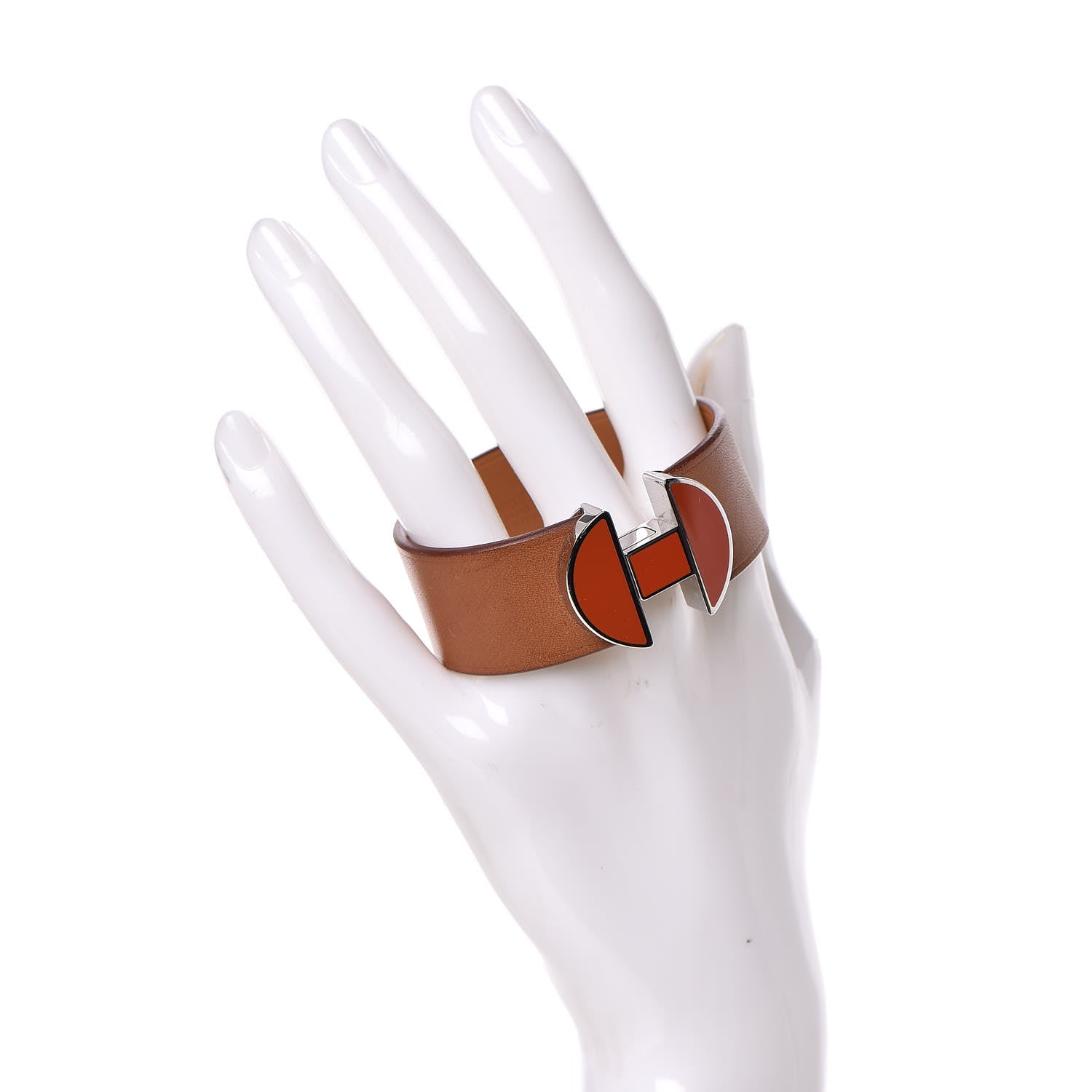 Hermes Barenia 2002 Bracelet T2 Fauve Orange 2 of 7