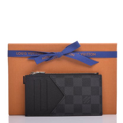 Louis Vuitton Damier Graphite Coin Card Holder 9 of 9