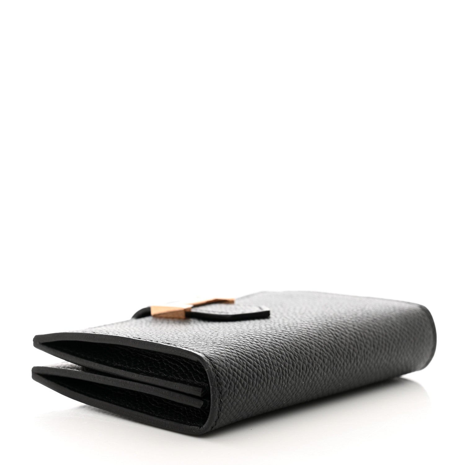 Hermes Epsom Bearn Card Holder Wallet Black 4 of 8