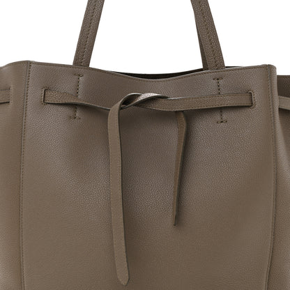 Celine Soft Grained Calfskin Small Belt Cabas Phantom Taupe 9 of 17