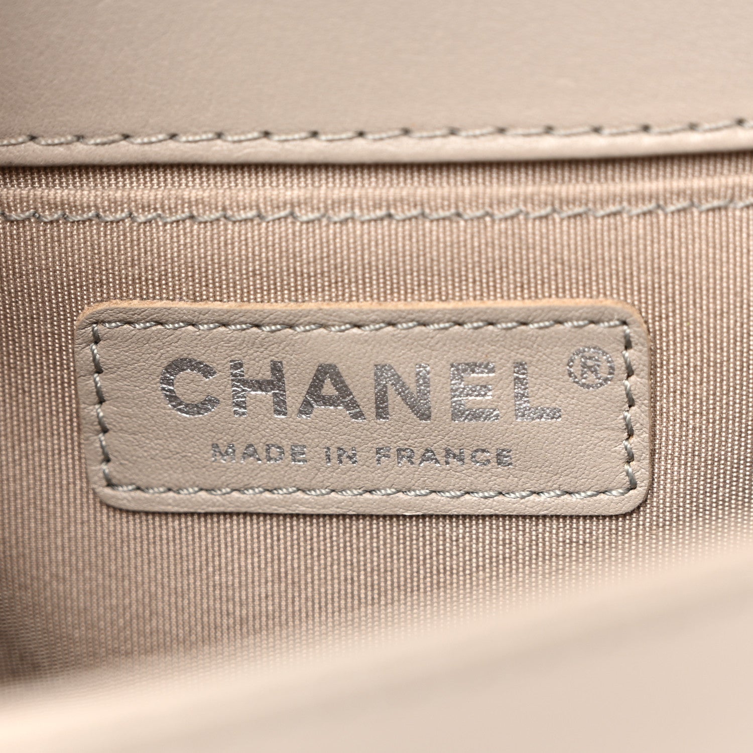 Chanel Lambskin Quilted Medium Top Handle Boy Flap Grey Green Red 6 of 11