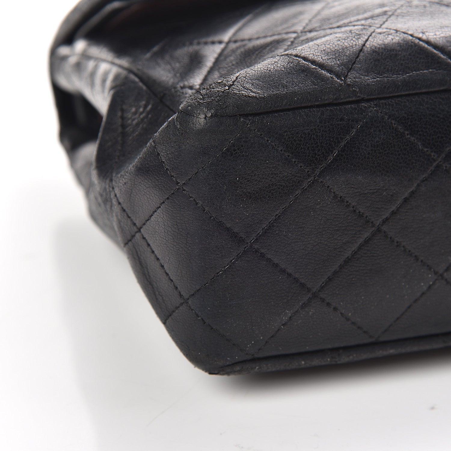 Chanel Lambskin Quilted Medium Double Flap Black 24 of 27