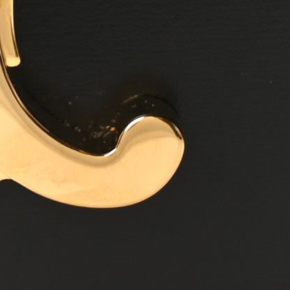 Celine Shiny Calfskin Medium Triomphe Black 8 of 10