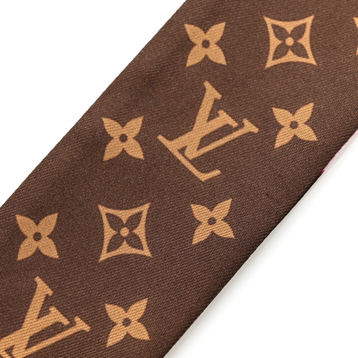 Louis Vuitton LV X TM Silk Monogram Cherry Blossom BB Bandeau Tan 4 of 4