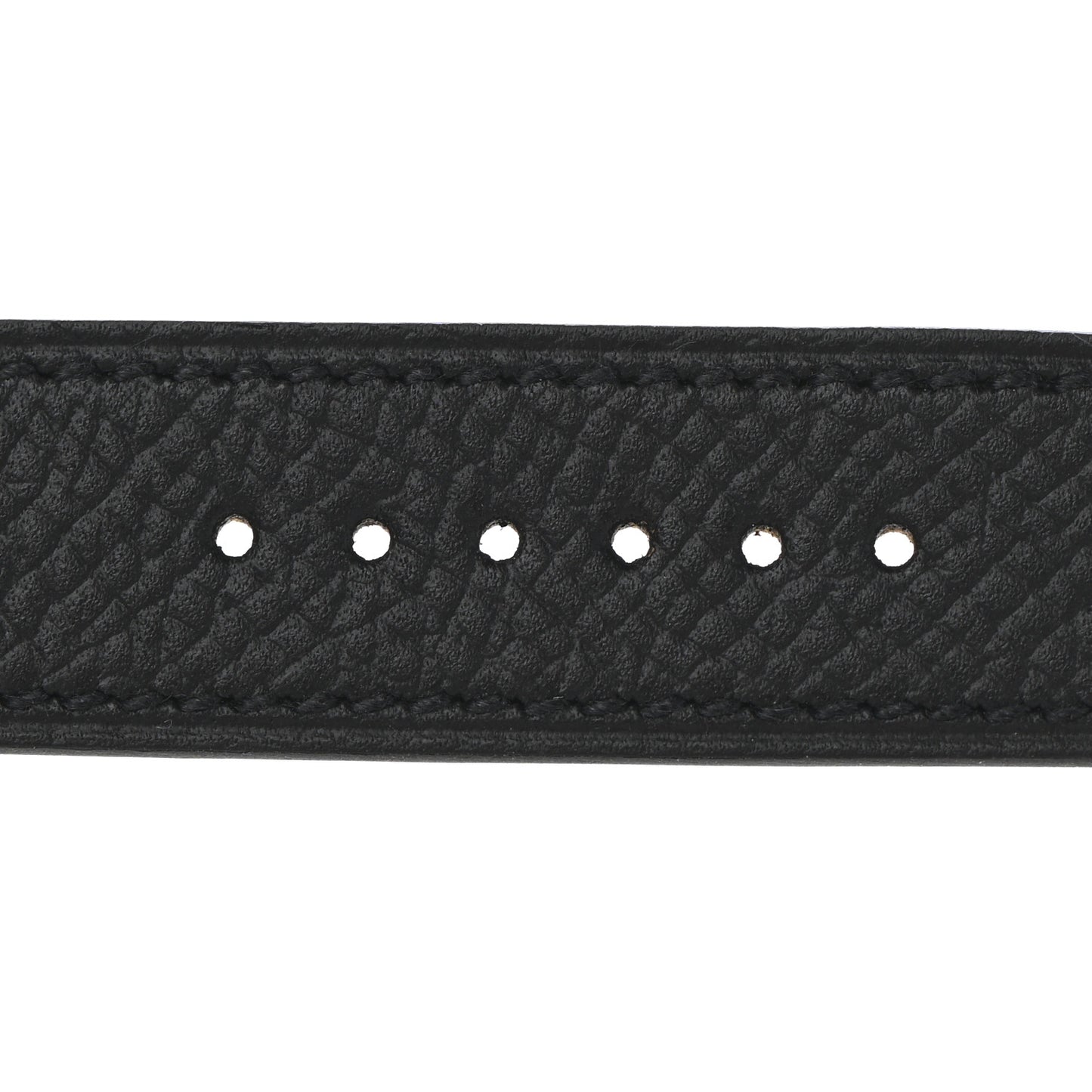 Epsom Heure H Hour Watch PM Double Tour Strap Black