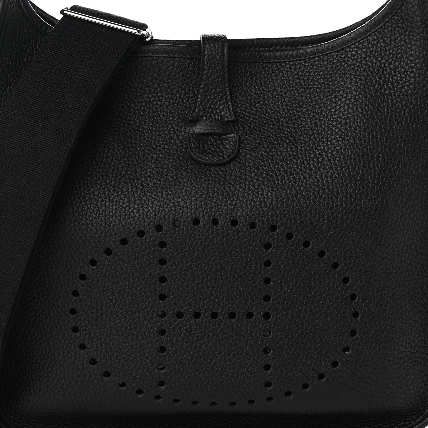Hermes Taurillon Clemence Evelyne III PM Black 7 of 9