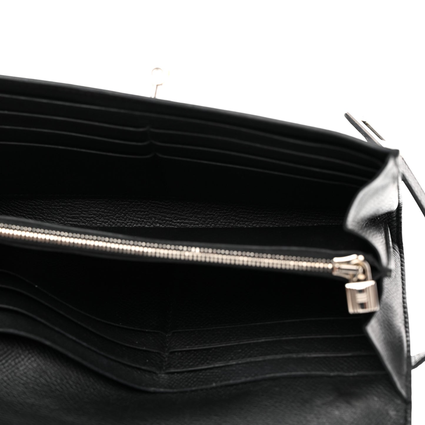 Epsom Kelly Longue Wallet Black