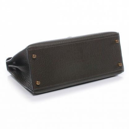 Hermes Chevre Kelly Sellier 28 Vert Olive 4 of 10