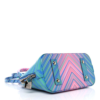 Louis Vuitton Epi Tropical Alma BB Blue Rose 4 of 8