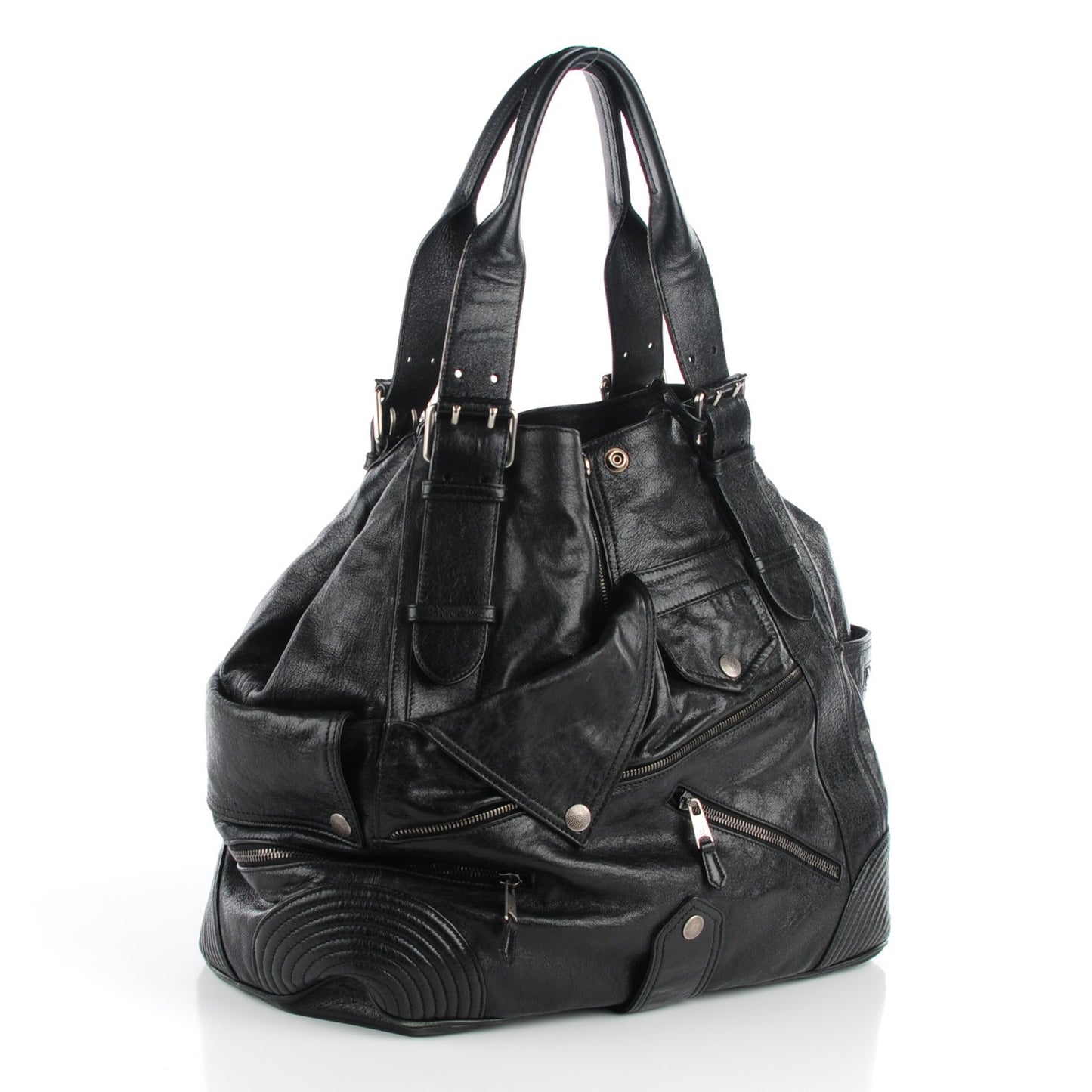 Calfskin Faithful Tote Black