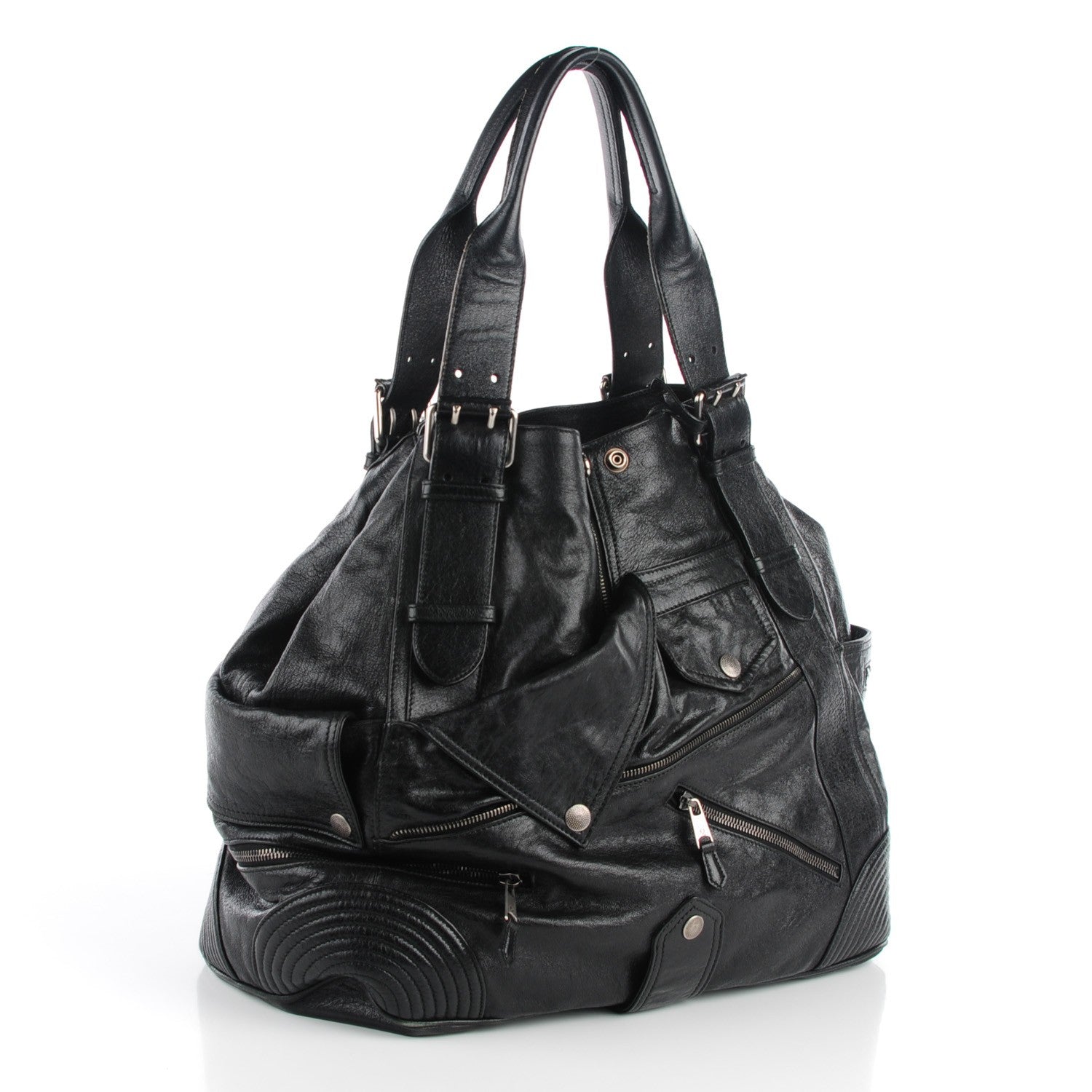 Alexander McQueen Calfskin Faithful Tote Black 3 of 7