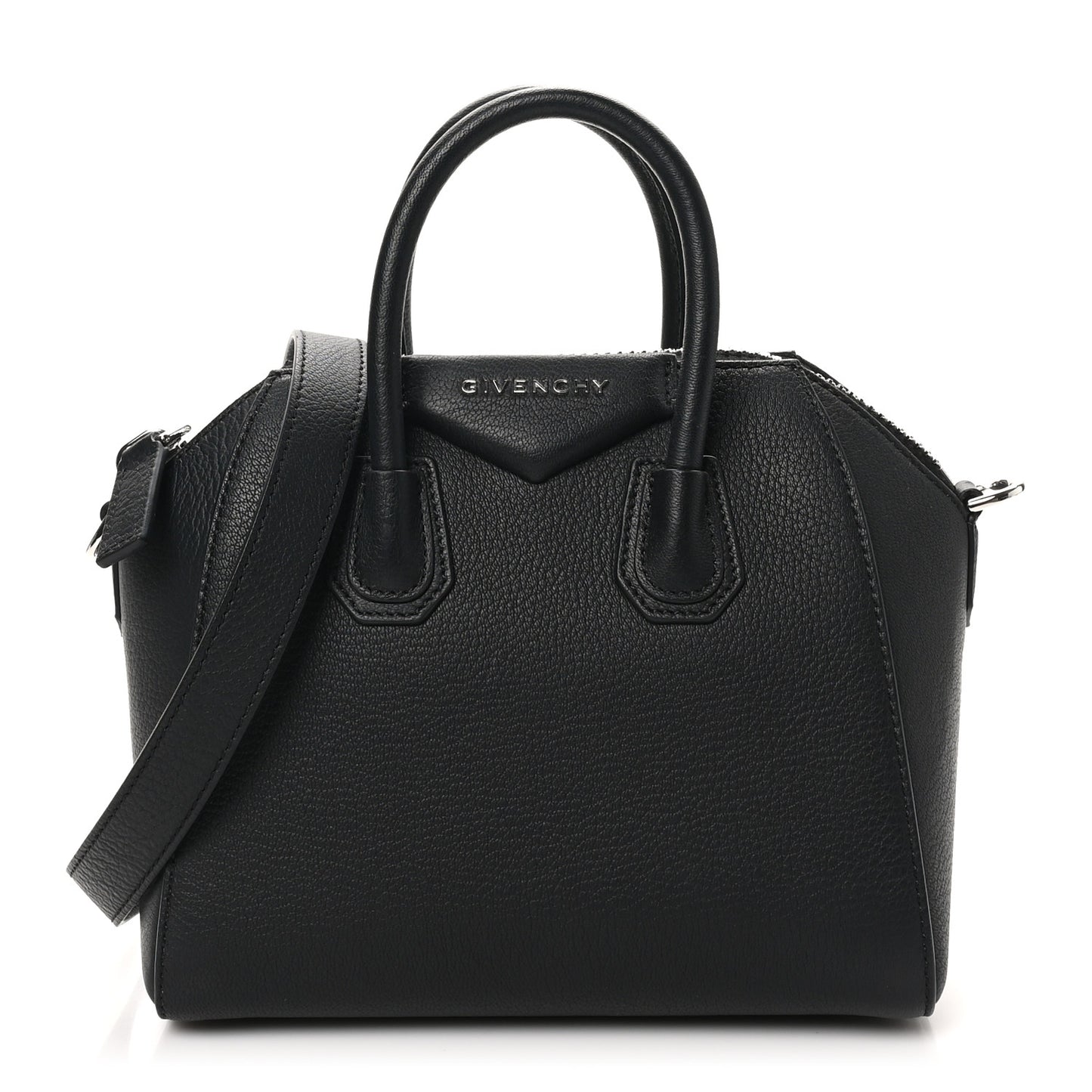 Sugar Goatskin Mini Antigona Black