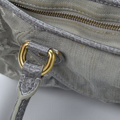 Louis Vuitton Denim Neo Cabby MM Grey 9 of 13