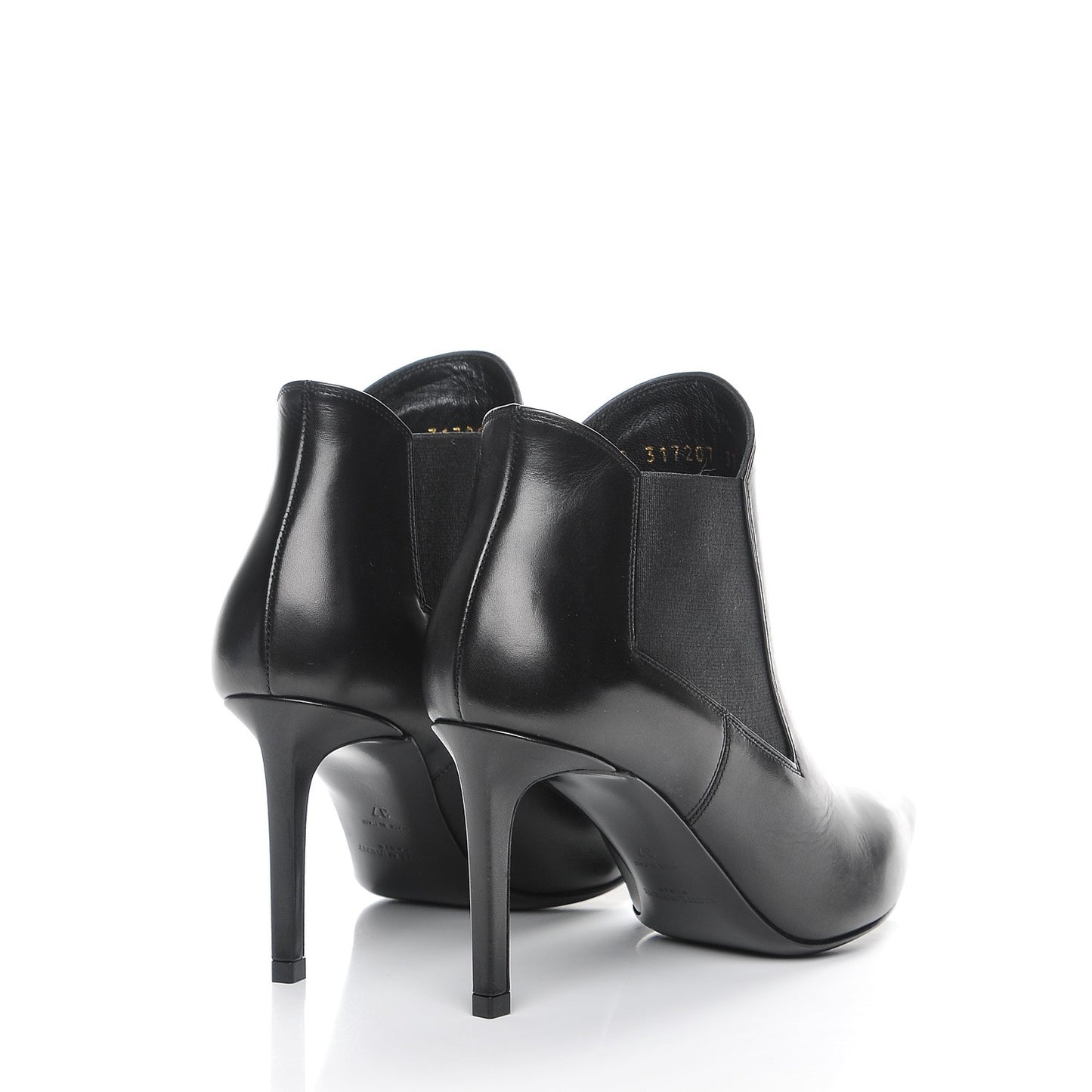 Calfskin Classic Paris Ela 80 Ankle Boots 37 Black