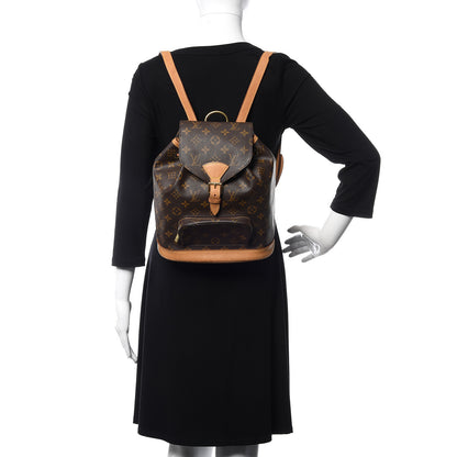 Louis Vuitton Monogram Montsouris MM Backpack 2 of 9