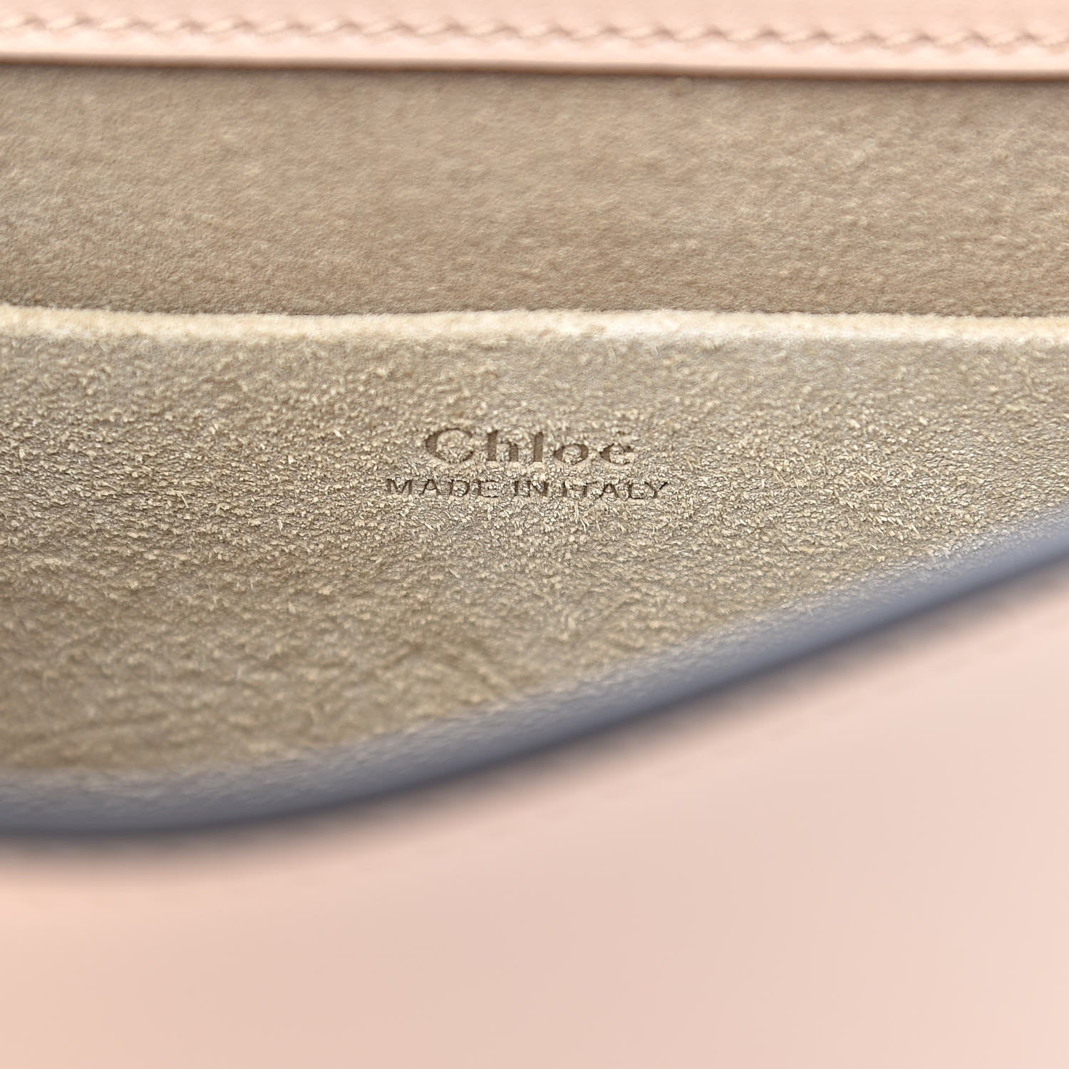 Chloe Calfskin Crystal Embellished Small Nile Bracelet Bag Cement Pink 6 of 9