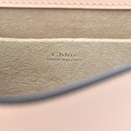Chloe Calfskin Crystal Embellished Small Nile Bracelet Bag Cement Pink 6 of 9