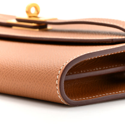 Hermes Epsom Kelly Wallet To Go Gold 8 of 11