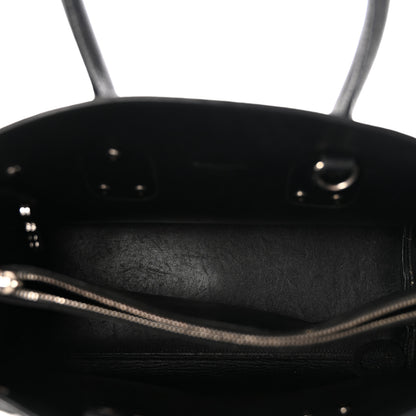 Saint Laurent Grained Calfskin Small Sac De Jour Black 5 of 9