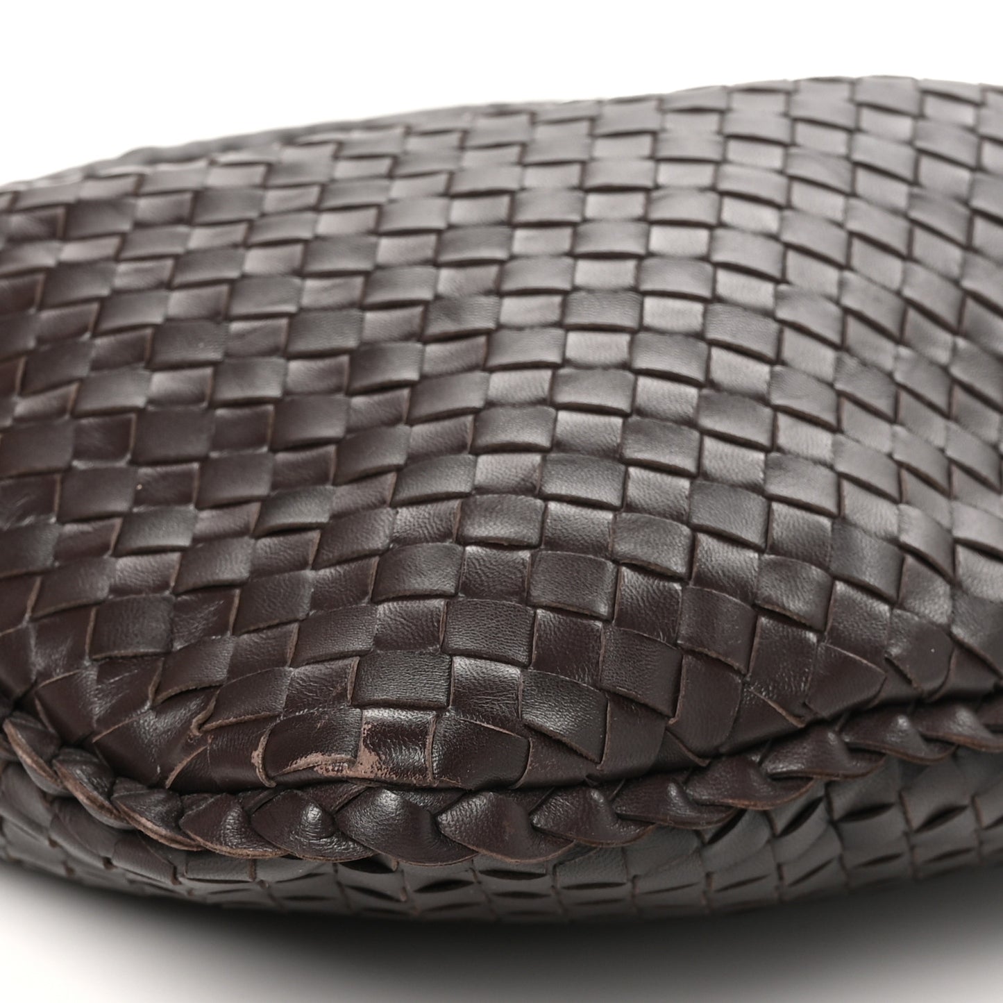 Nappa Intrecciato Medium Veneta Hobo Ebano