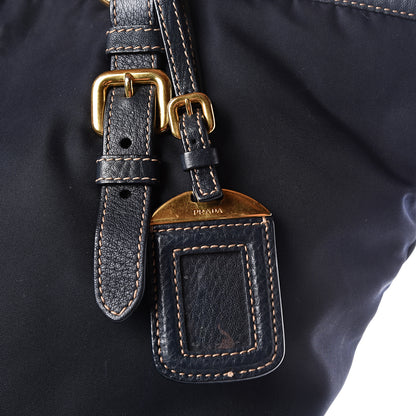 Prada Tessuto Nylon Vitello Daino Tote Baltico 12 of 16