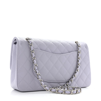 Chanel Caviar Quilted Medium Double Flap Light Purple 3 of 11