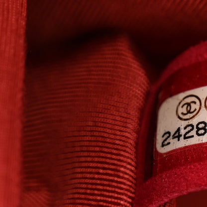 Chanel Caviar Quilted Medium Boy Flap Red 8 of 10