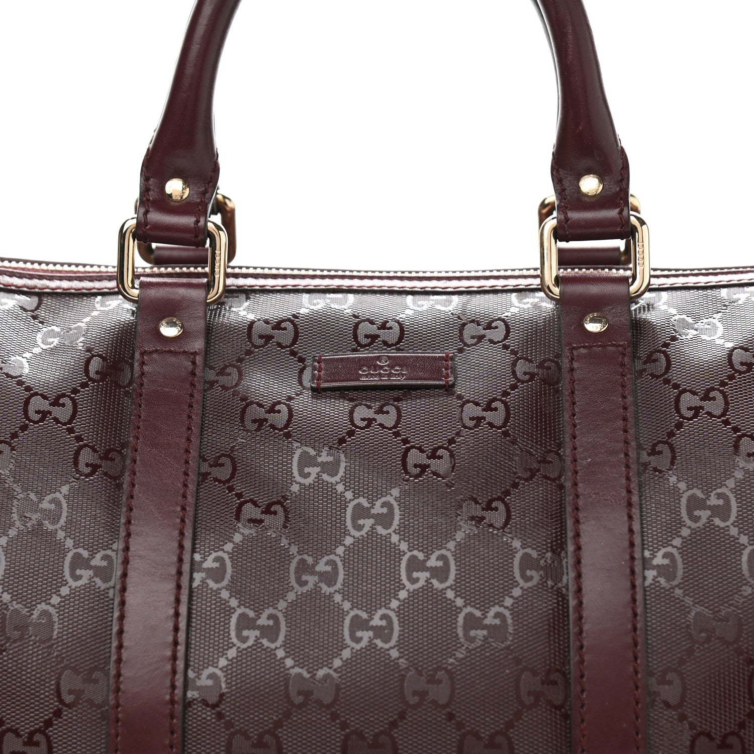Gucci Imprime Monogram Medium Joy Boston Bordeaux 8 of 11
