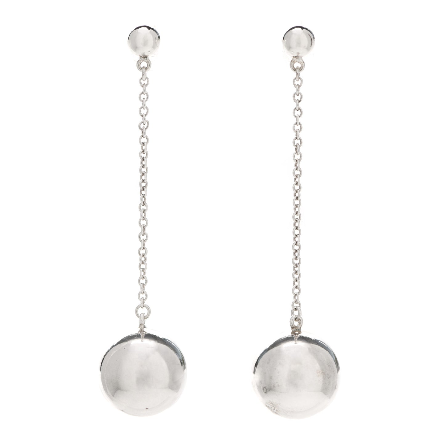 Sterling Silver 10mm HardWear Ball Drop Earrings