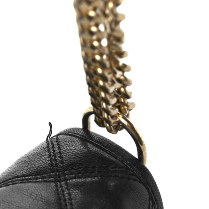 Saint Laurent Lambskin Quilted Mini Becky Chain Bag Black 12 of 13
