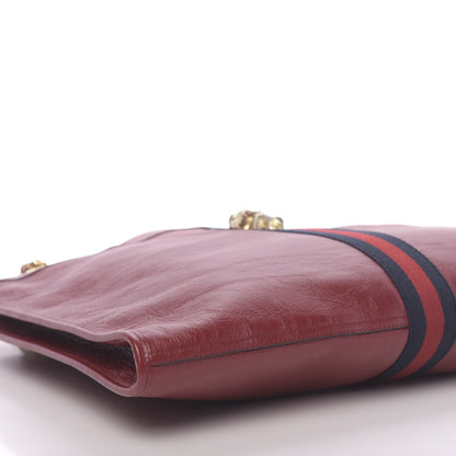 Gucci Calfskin Large Rajah Chain Tote Romantic Cherry 9 of 10