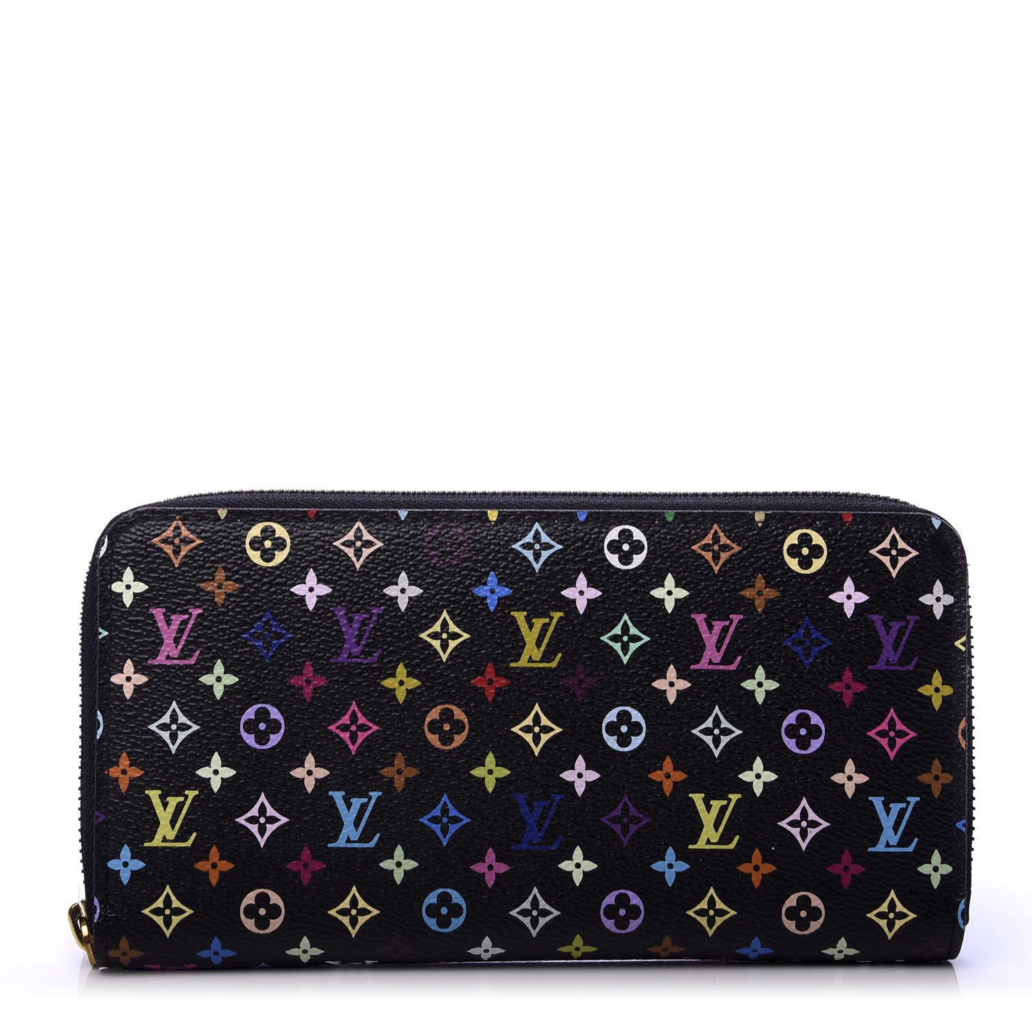 Louis Vuitton Monogram Multicolor Zippy Wallet Black 1 of 7