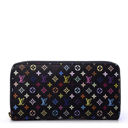 Louis Vuitton Monogram Multicolor Zippy Wallet Black 1 of 7