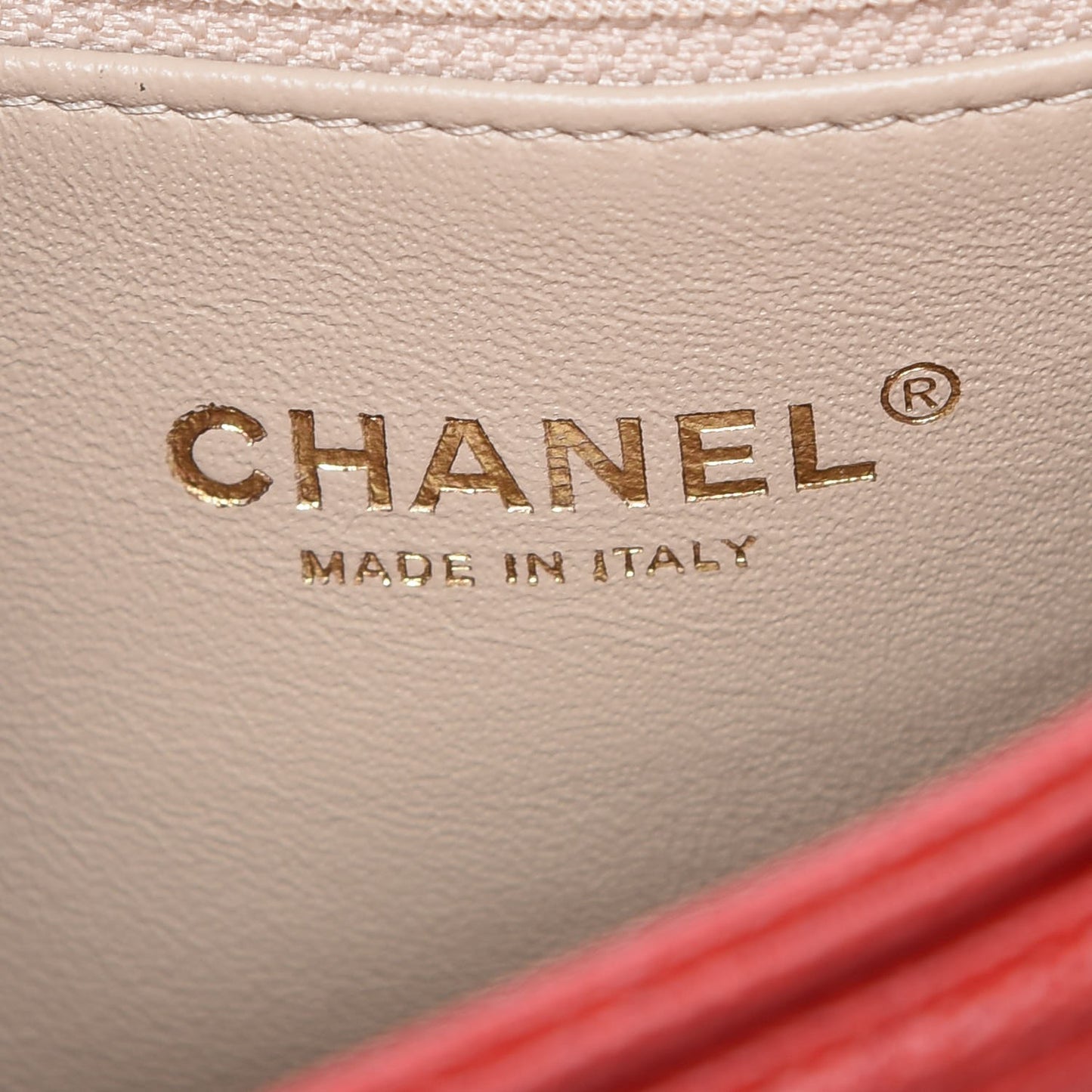 Caviar Quilted Small Flap Red