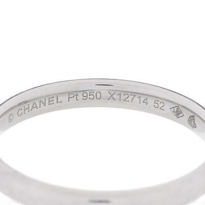 Chanel Platinum 2.5mm Ruban Ring 52 6 4 of 4