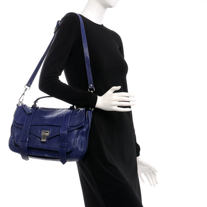 Proenza Schouler Lambskin Medium PS1 Satchel Cobalt Blue 2 of 8