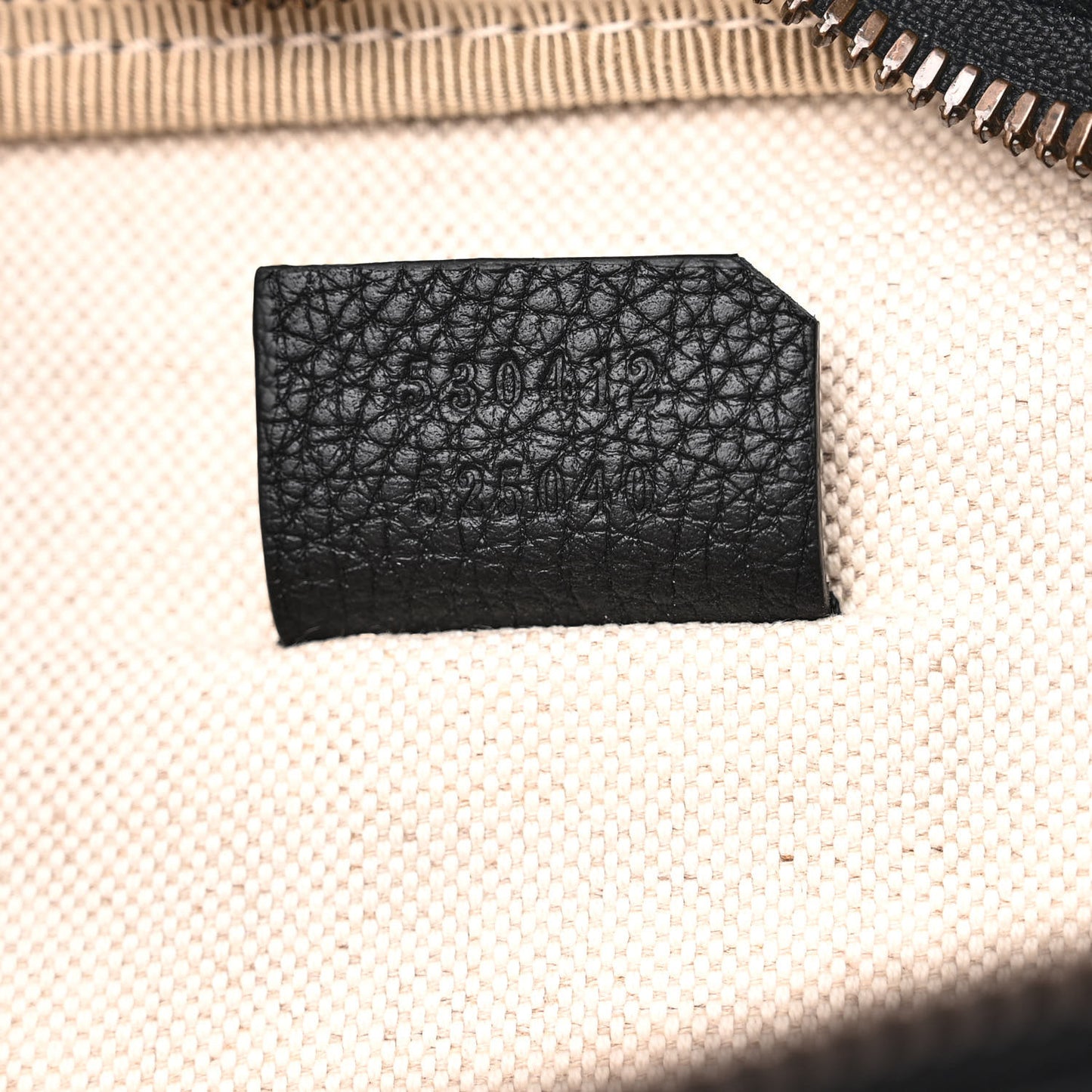 Grained Calfskin Small Logo Belt Bag Black