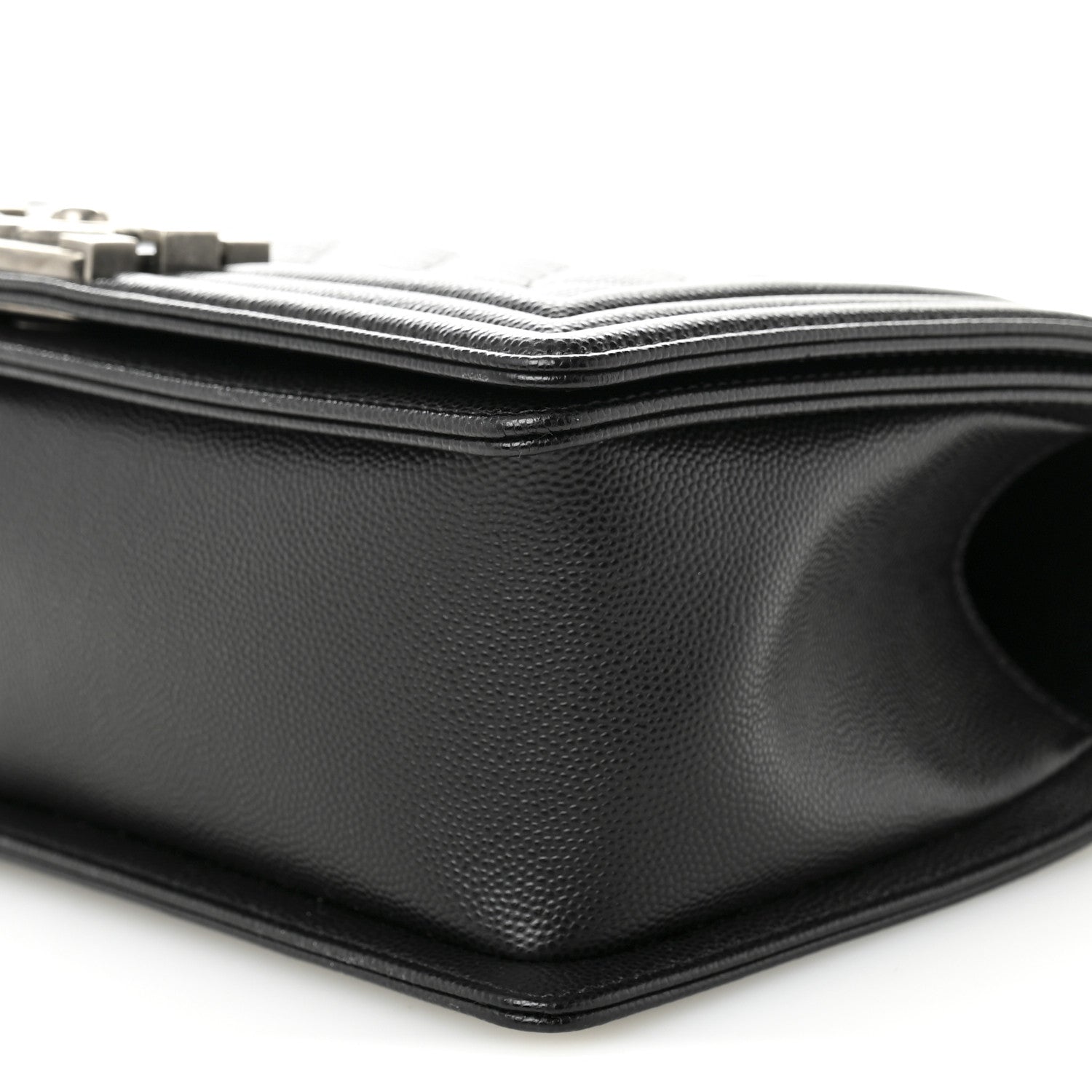 Chanel Caviar Quilted Medium Boy Flap Black 10 of 11