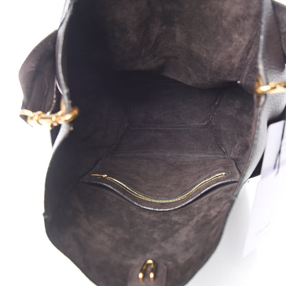 Celine Goatskin Sangle Bucket Bag Dark Taupe 5 of 15