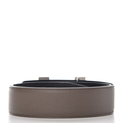 Hermes Epsom Swift 42mm Constance 2 H Belt 90 Etain Black 3 of 8