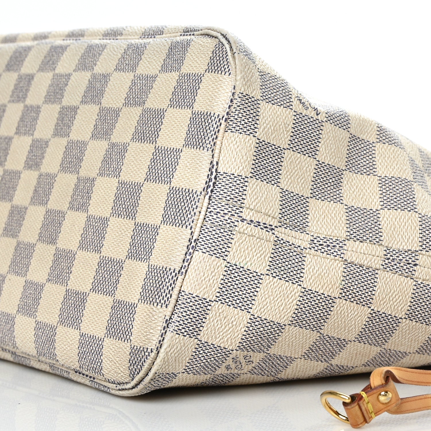 Louis Vuitton Damier Azur Neverfull MM 9 of 10