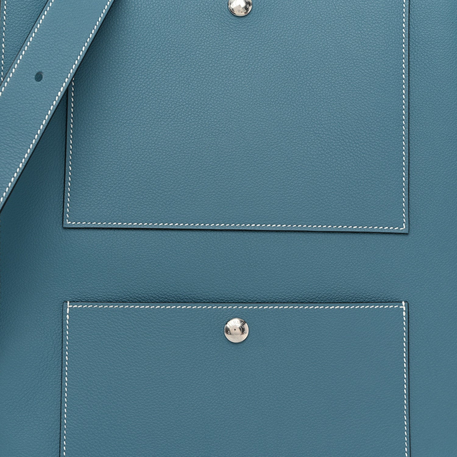 Hermes Evercolor Cab’H Tote Bag Bleu Jean 7 of 9