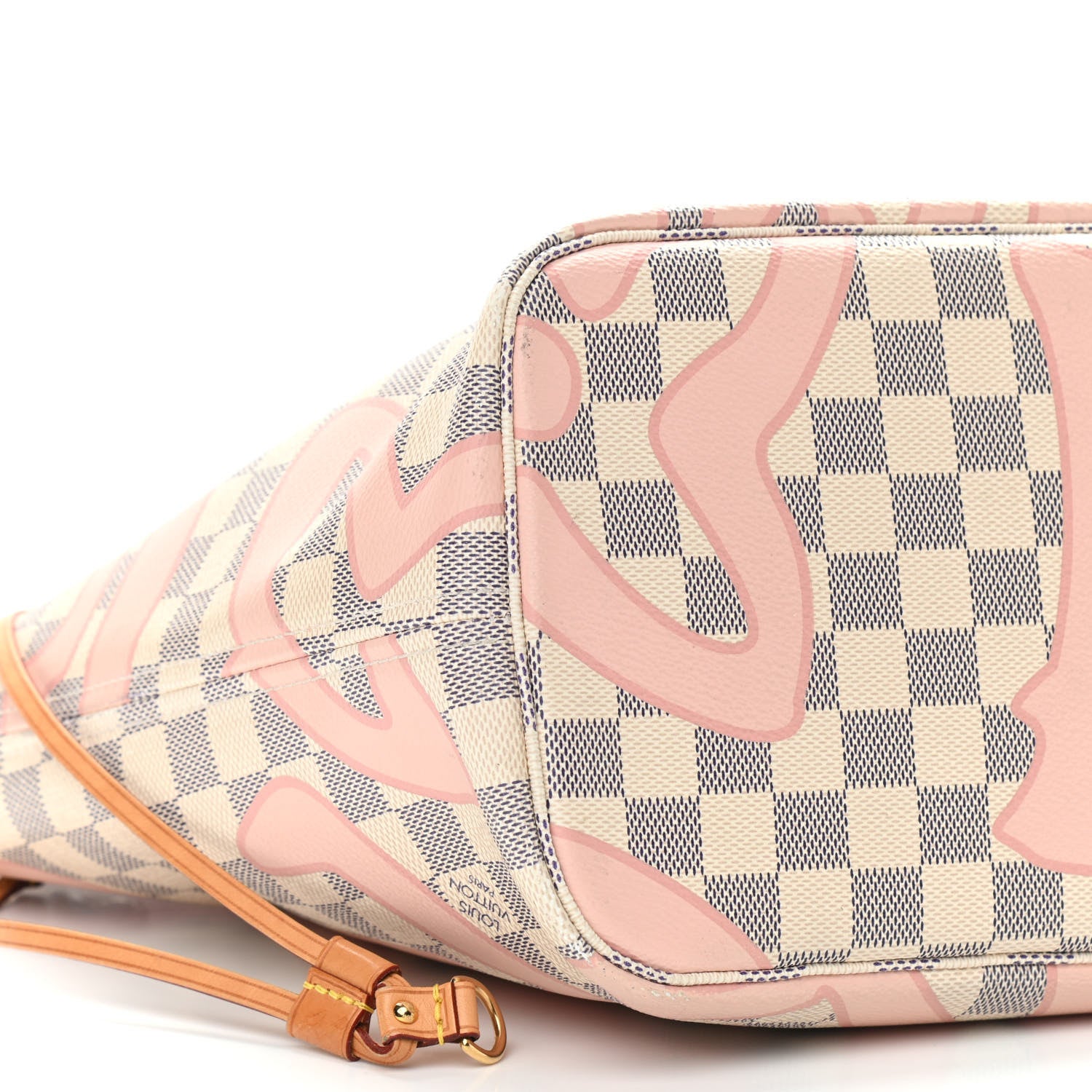 Louis Vuitton Damier Azur Tahitienne Neverfull MM 11 of 12