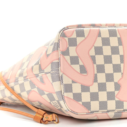 Louis Vuitton Damier Azur Tahitienne Neverfull MM 11 of 12