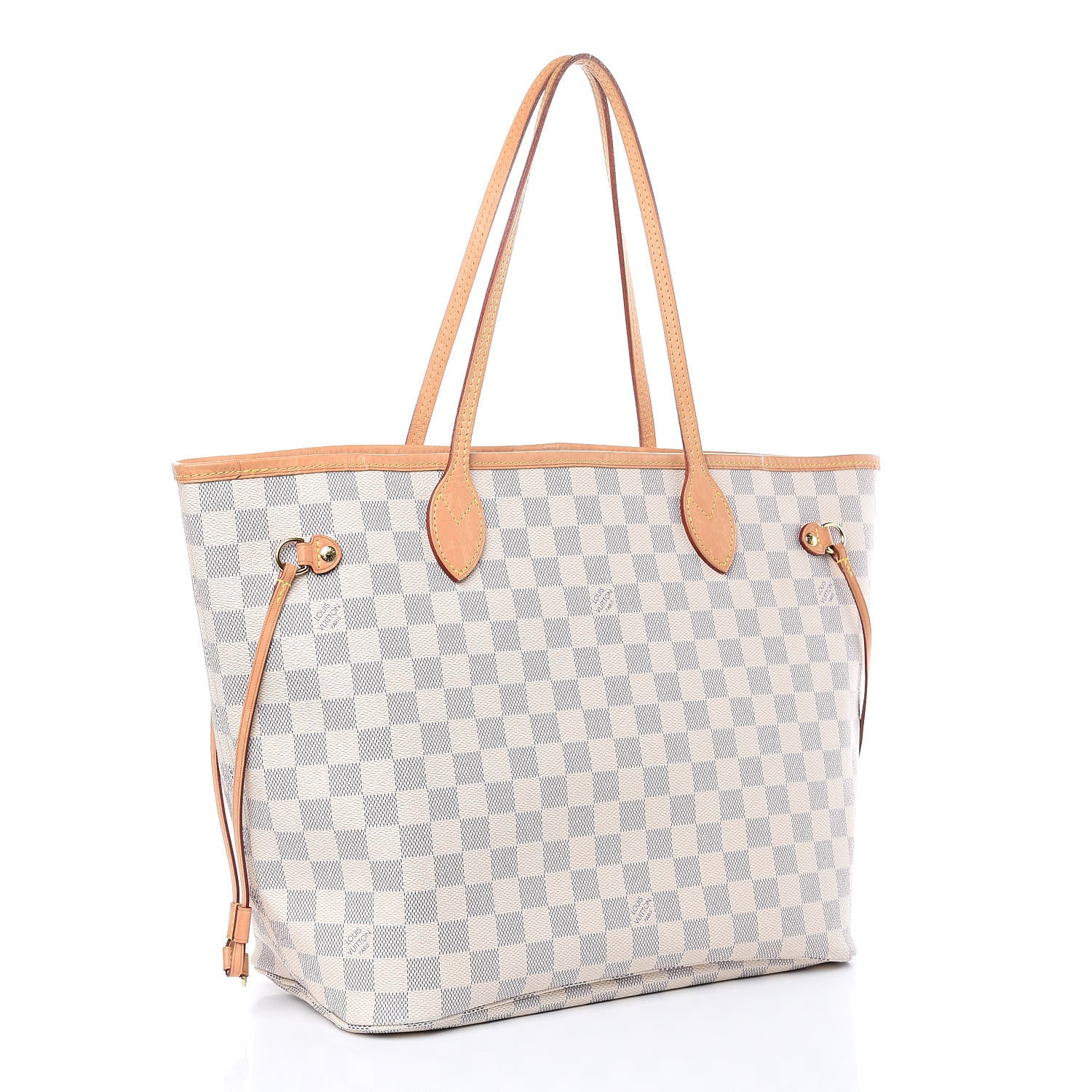 Louis Vuitton Damier Azur Neo Neverfull MM Rose Ballerine 3 of 20