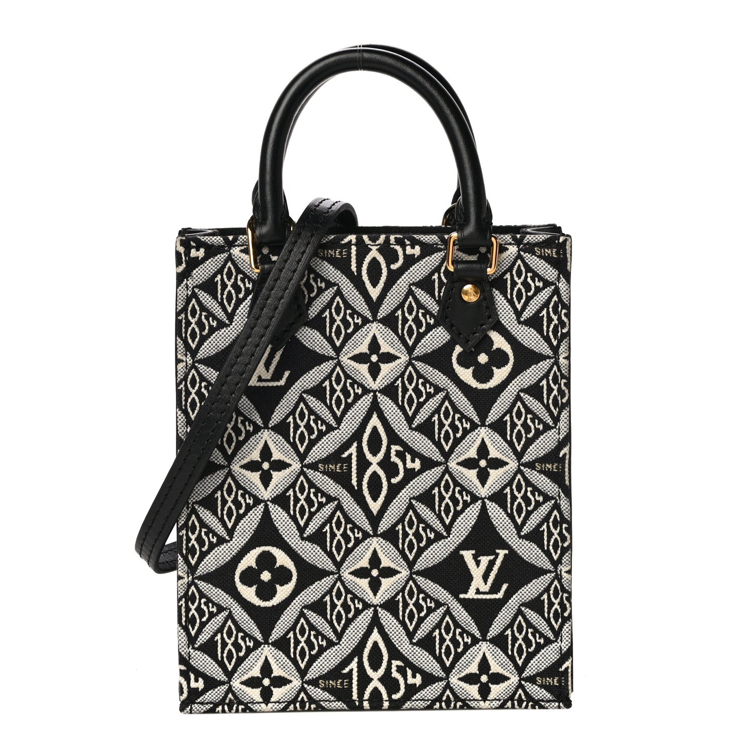 Louis Vuitton Jacquard Since 1854 Petit Sac Plat Grey 1 of 10